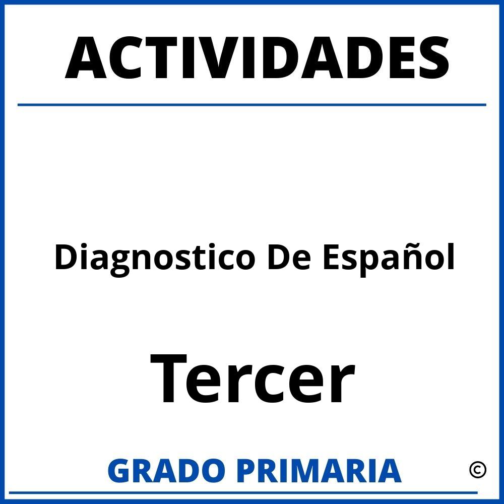 Actividades De Diagnostico De Español Para Tercer Grado De Primaria