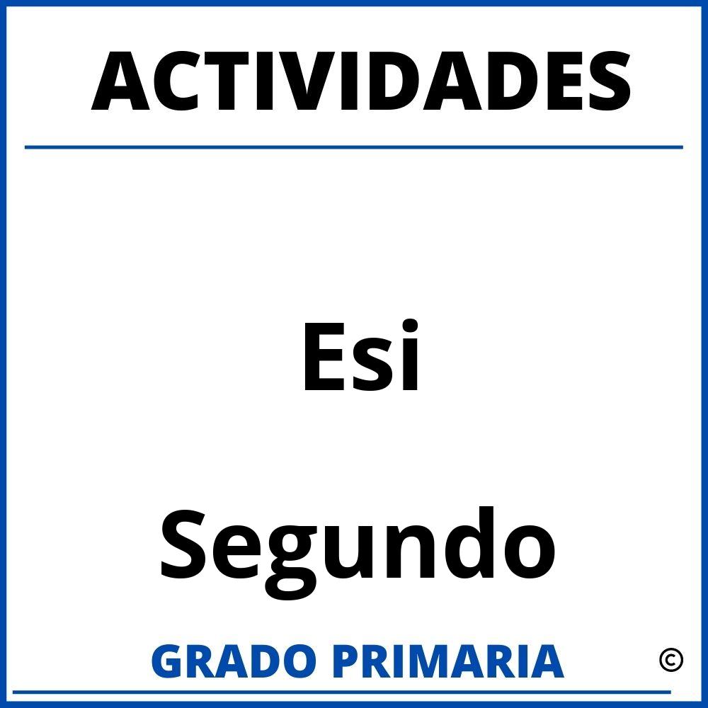 Actividades De Esi Para Segundo Grado