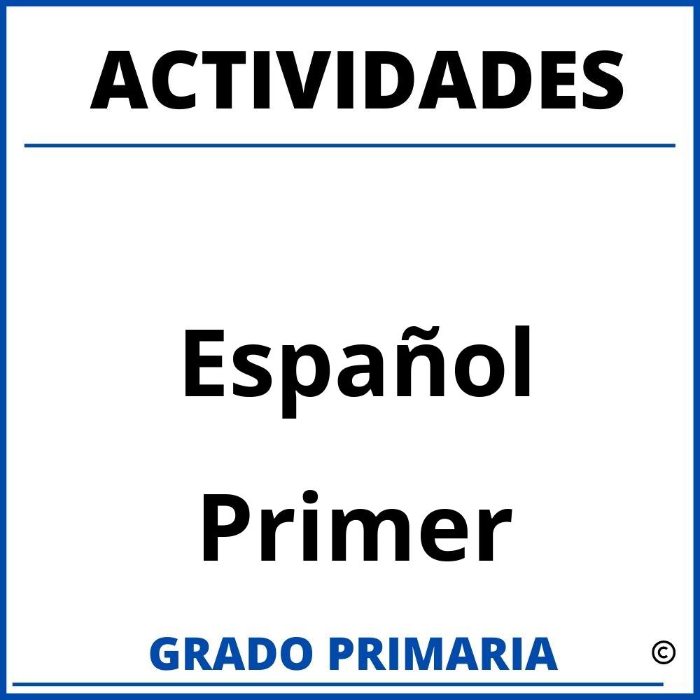 Actividades De Español De Primer Grado