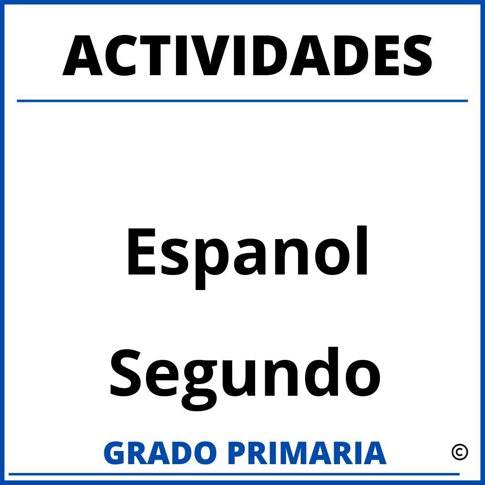 Actividades De Espanol Para Segundo Grado