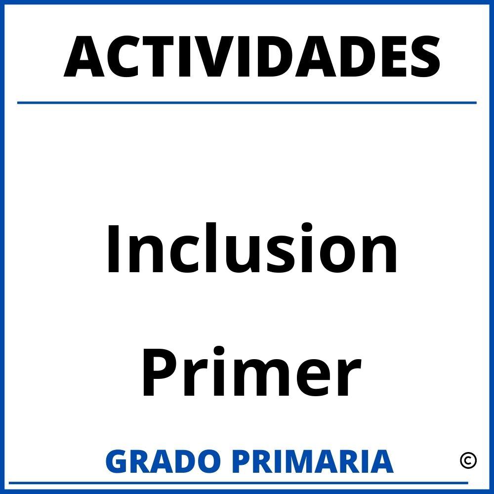 Actividades De Inclusion Para Niños De Primer Grado