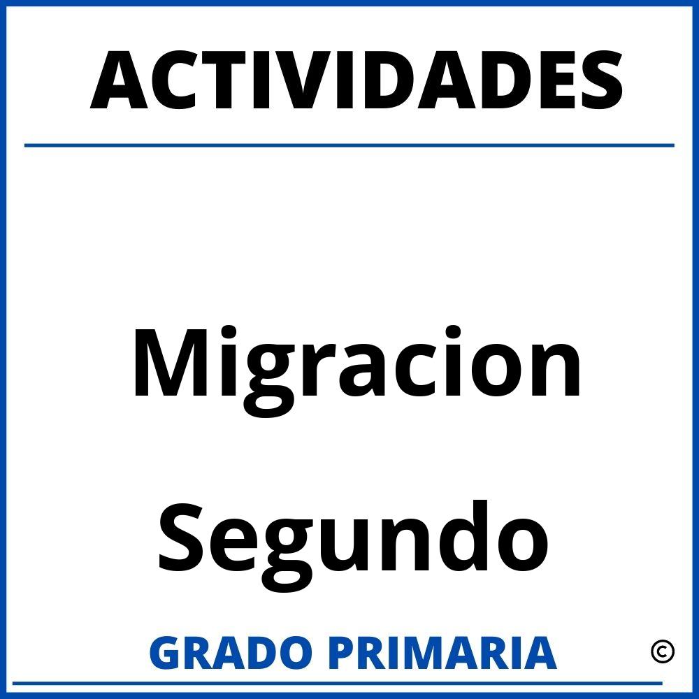 Actividades De Migracion Para Segundo Grado